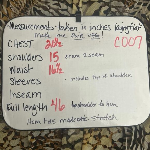 Boho Abstract Animal Print Dress Sz 12 Asymmetrical Handkerchief Hem V-Neck - Picture 12 of 12